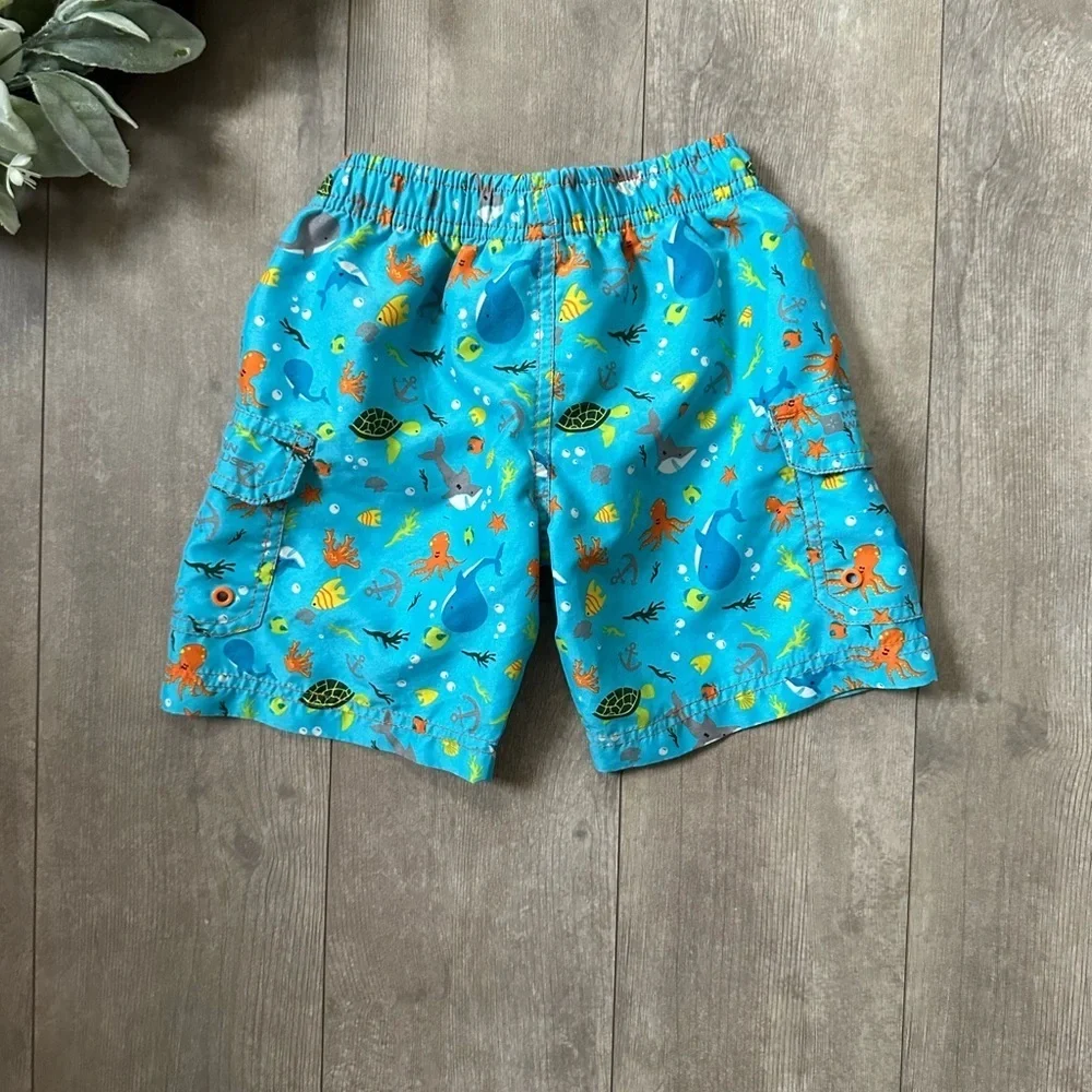 Mountain Warehouse Toddler Boy’s Ocean Adventure Blue Vibrant Swim Trunks